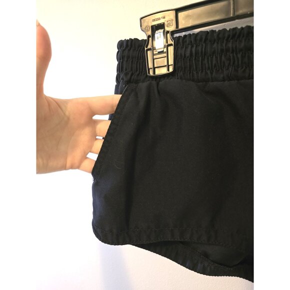 Vintage Y2K Aeropostale Black Shorts Pink Spellout Logo Drawstring Active Sz S - Picture 5 of 7